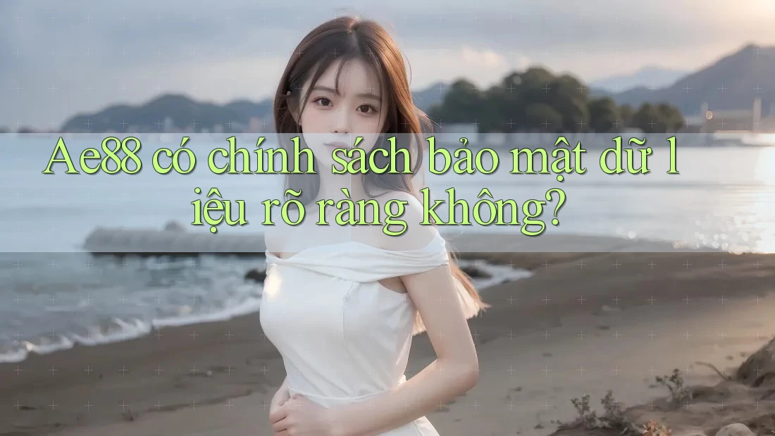Ae88 có chính sách bảo mật dữ liệu rõ ràng không?