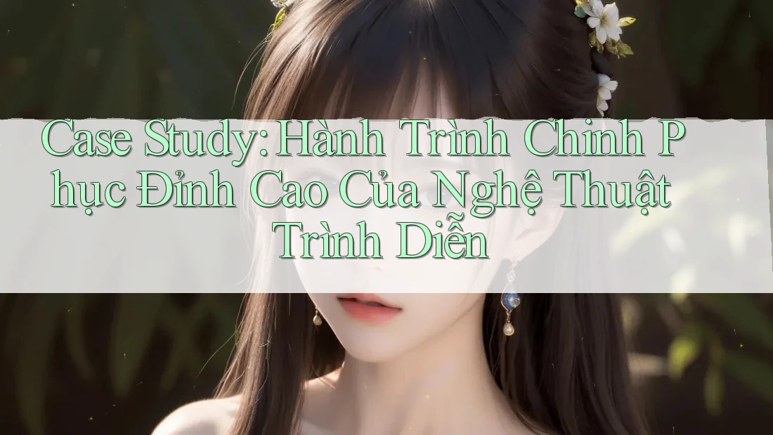 Case Study: Hành Trình Chinh Phục Đỉnh Cao Của Nghệ Thuật Trình Diễn