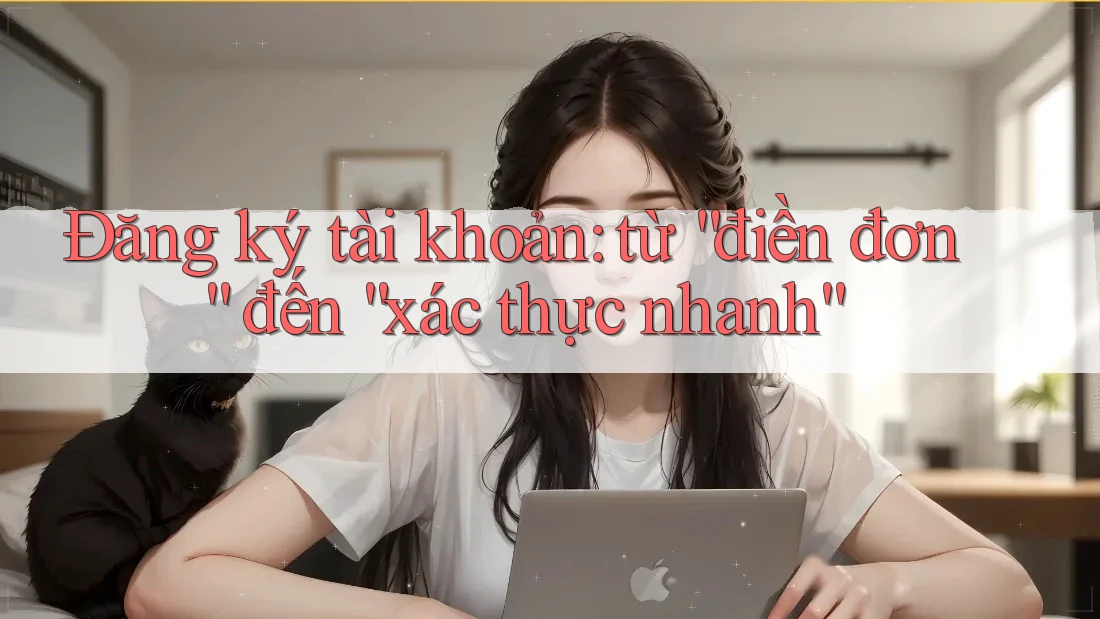 Đăng ký tài khoản: từ “điền đơn” đến “xác thực nhanh”