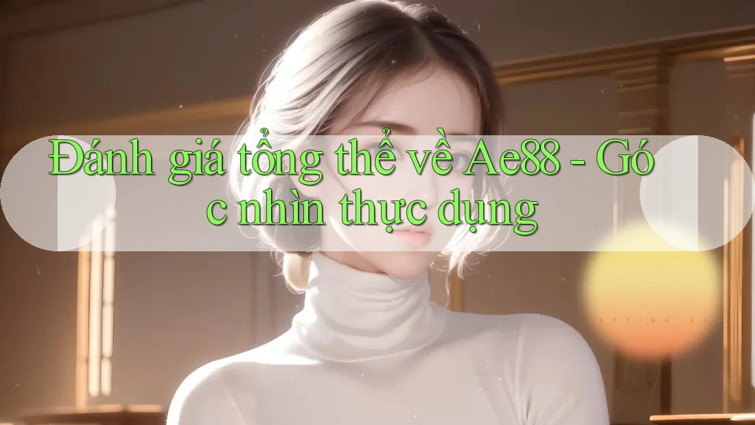 Đánh giá tổng thể về Ae88 - Góc nhìn thực dụng