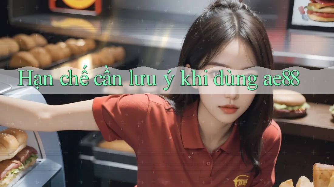 Hạn chế cần lưu ý khi dùng ae88