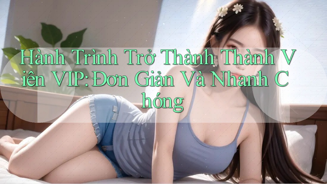 Hành Trình Trở Thành Thành Viên VIP: Đơn Giản Và Nhanh Chóng Hành Trình Trở Thành Thành Viên VIP: Đơn Giản Và Nhanh Chóng