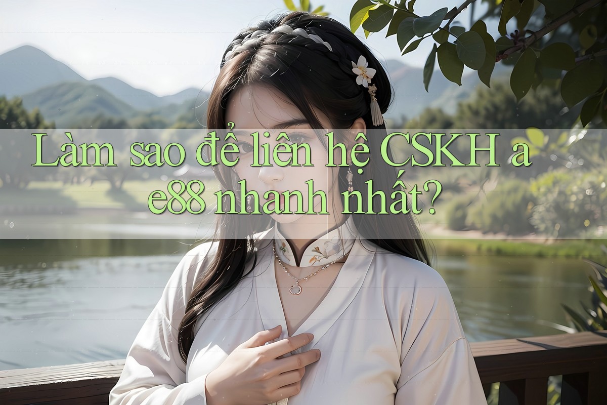 Làm sao để liên hệ CSKH ae88 nhanh nhất? Làm sao để liên hệ CSKH ae88 nhanh nhất?