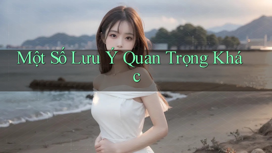 Một Số Lưu Ý Quan Trọng Khác Một Số Lưu Ý Quan Trọng Khác