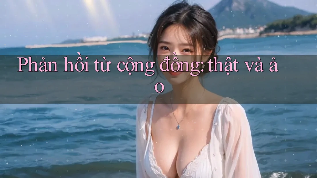 Phản hồi từ cộng đồng: thật và ảo Phản hồi từ cộng đồng: thật và ảo