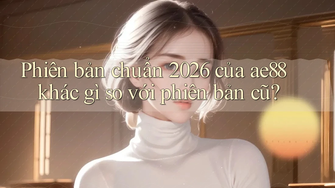Phiên bản chuẩn 2026 của ae88 khác gì so với phiên bản cũ? Phiên bản chuẩn 2026 của ae88 khác gì so với phiên bản cũ?