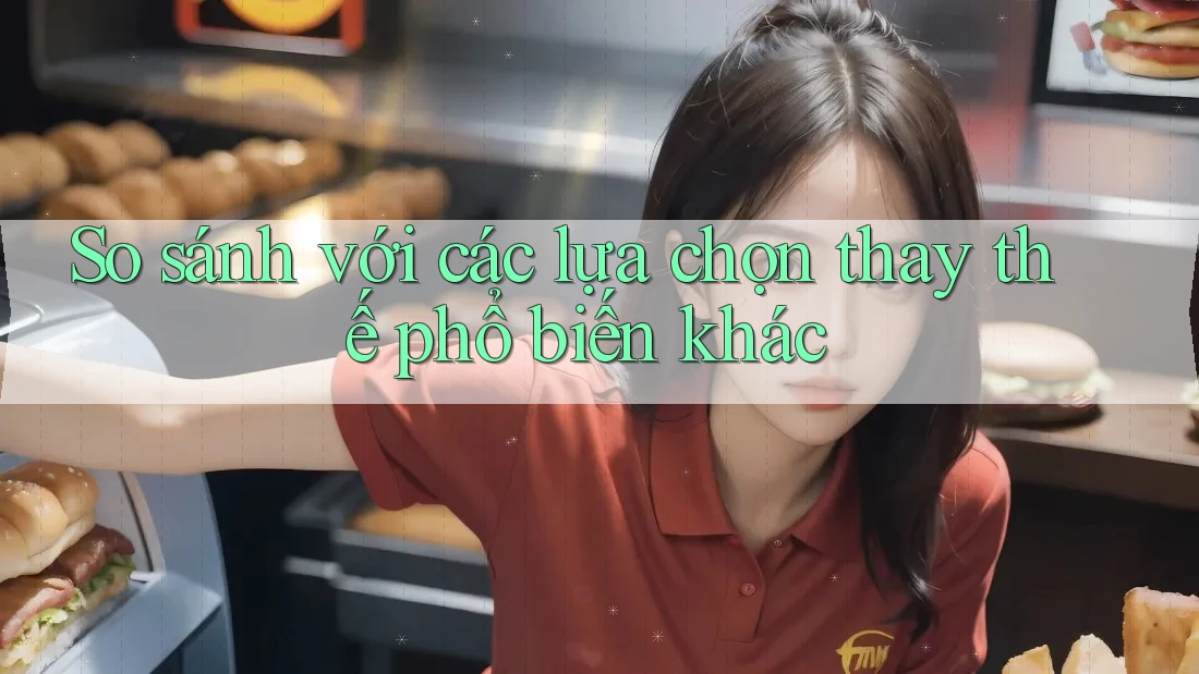So sánh với các lựa chọn thay thế phổ biến khác