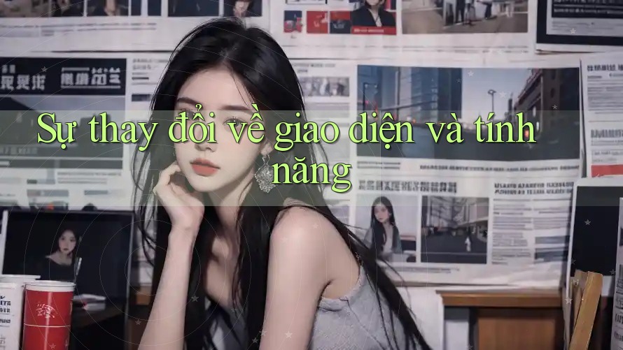 Sự thay đổi về giao diện và tính năng Sự thay đổi về giao diện và tính năng