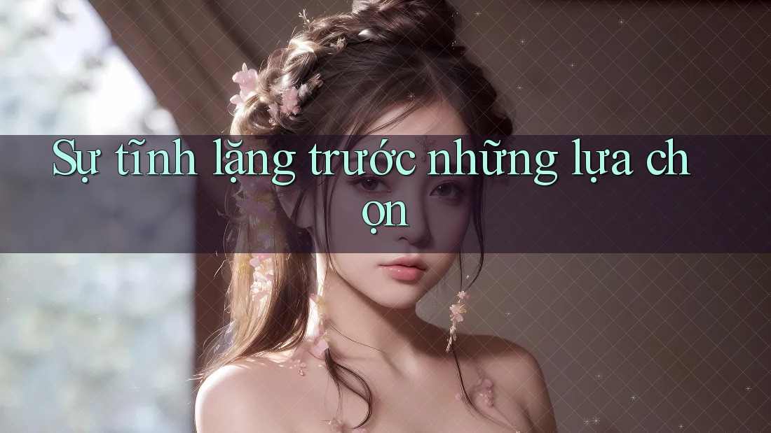 Sự tĩnh lặng trước những lựa chọn Sự tĩnh lặng trước những lựa chọn